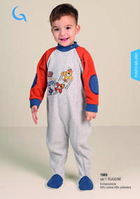 PIGIAMA TUTONE NEONATO M/L 1069 Tellini S.R.L. Veleprodajna odjeća